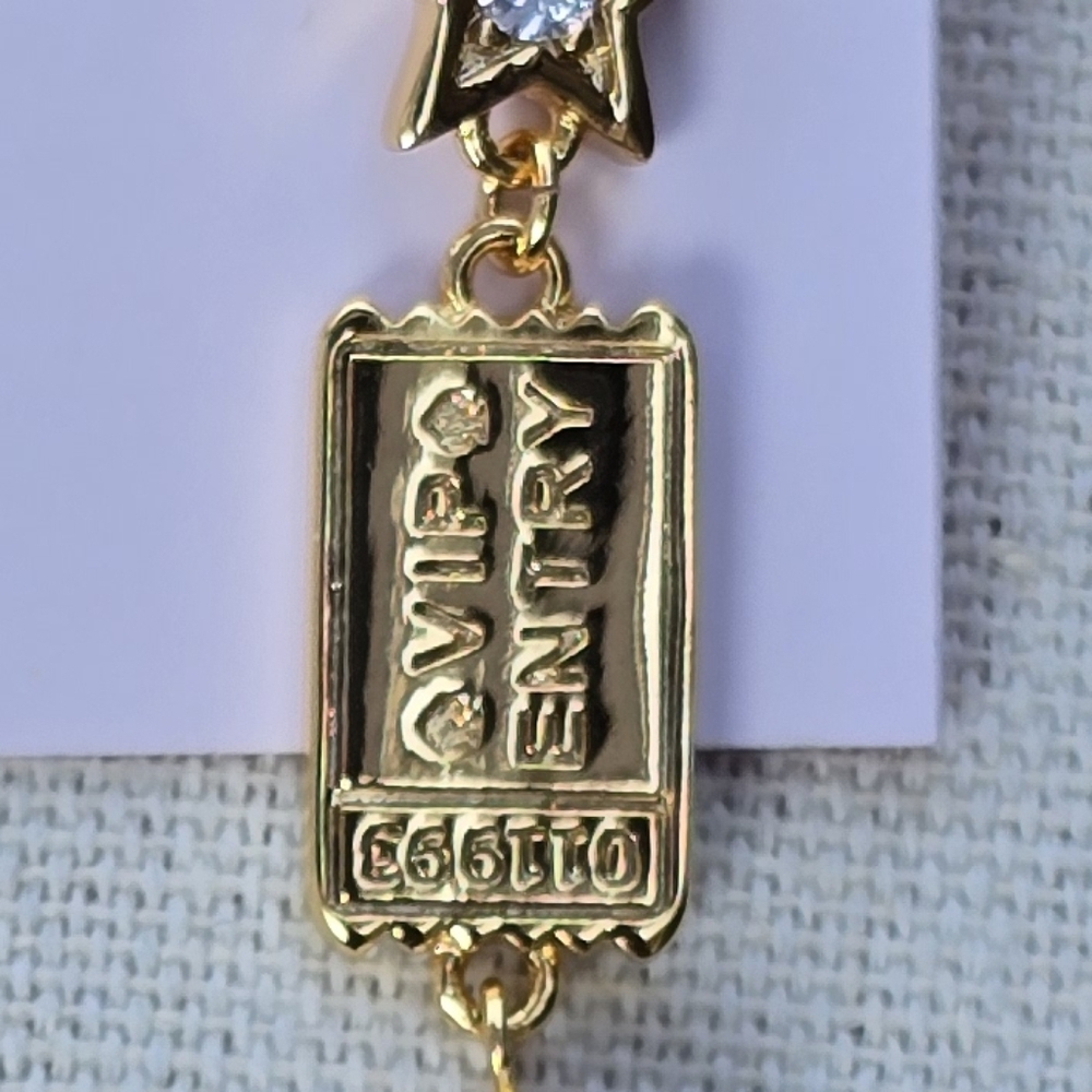 Kate Spade Winter Carnival Charm Linear Earrings - Picture 7 of 8